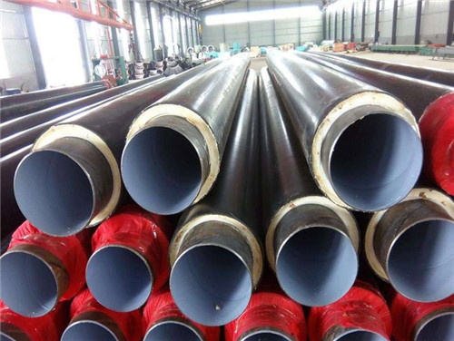 厂家供应 供暖管道 预制聚氨酯保温螺旋钢管 直埋式防腐保温钢管